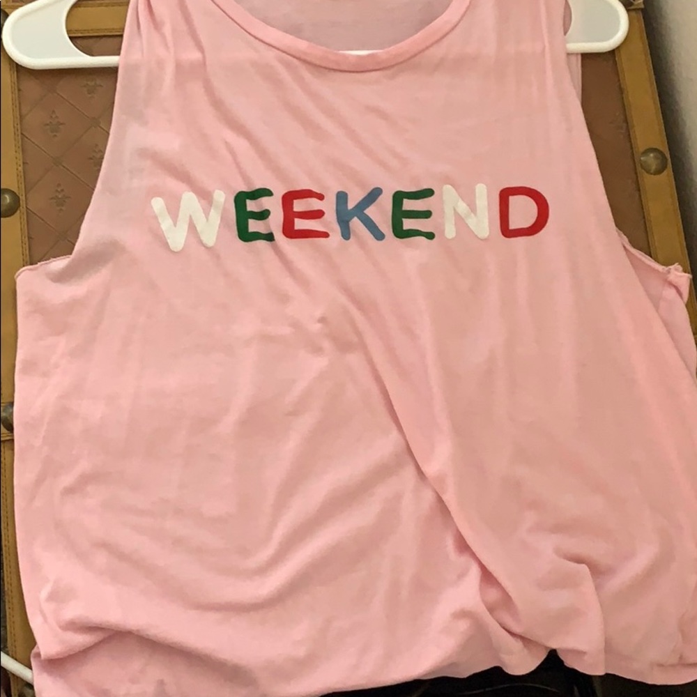 cropped muscle workout tee